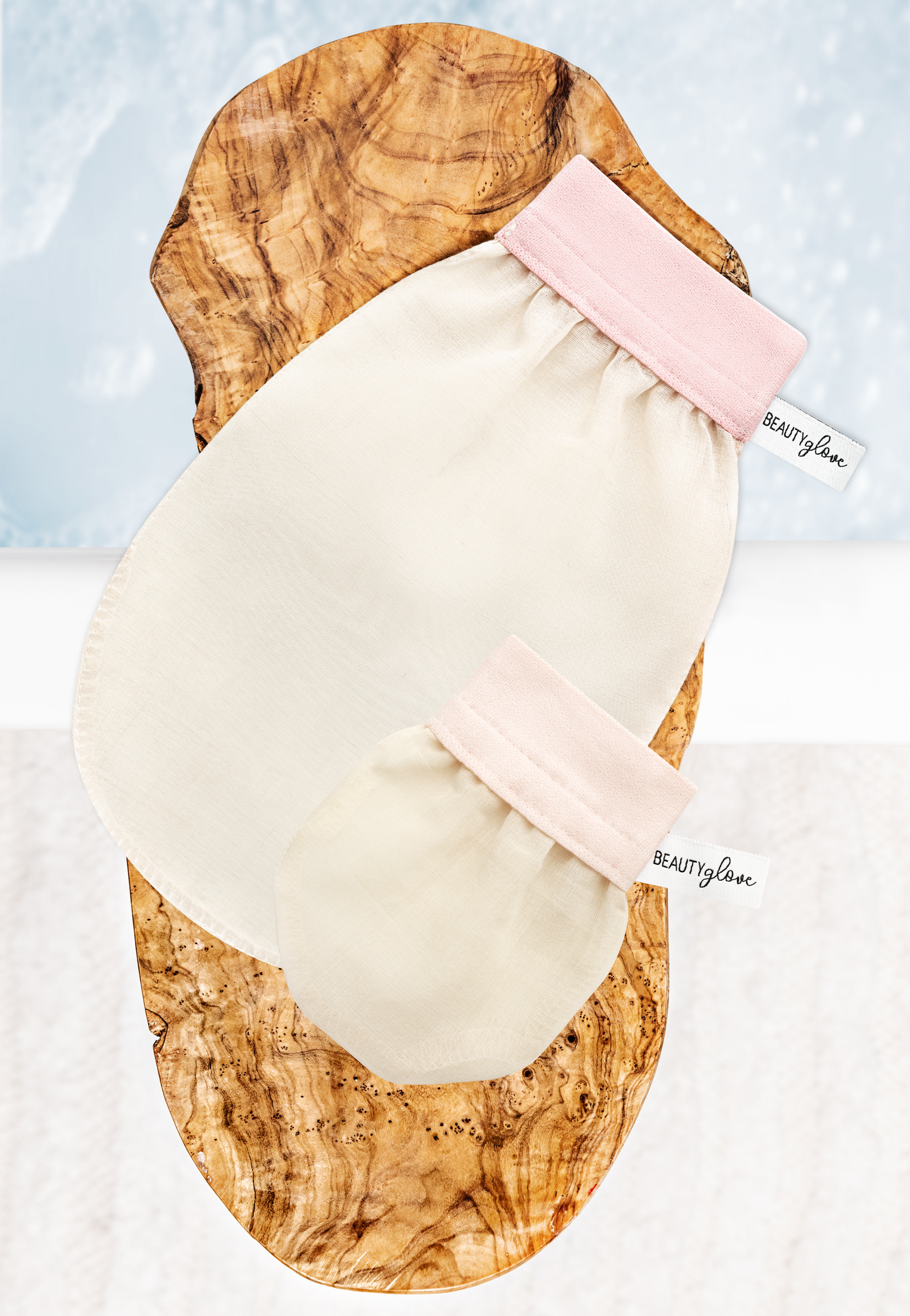BEAUTYglove BODY + FACE Peelinghandschuhe aus natürlicher türkischer Seide