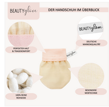 Lade das Bild in den Galerie-Viewer, BEAUTYglove FACE Peelinghandschuh aus natürlicher türkischer Seide
